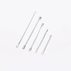 diy handmade minimalist earrings, stud earrings, jewelry accessories, tassel materials, and ear sticks with double-hole round connecting rods details Picture